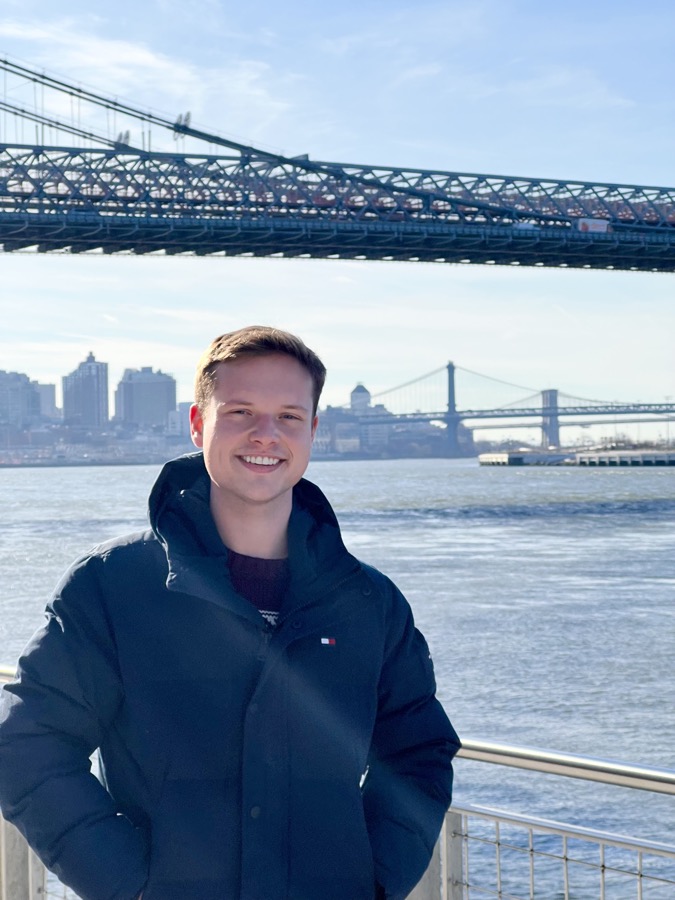 Jared Lawlor smiling outdoors
